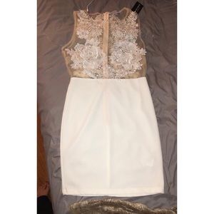 White formal dress